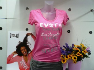 t-shirt everlast rosa
